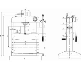 Prensa de banco, 15 T | BH715